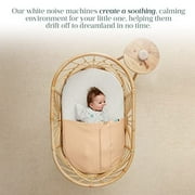 ergoPouch White Noise Machine Drift away - Baby Adults Sleeping Sound Machine - Natural Soothing Noise Cancelling Therapy Portable Travel USB Recharge Adjustable Light