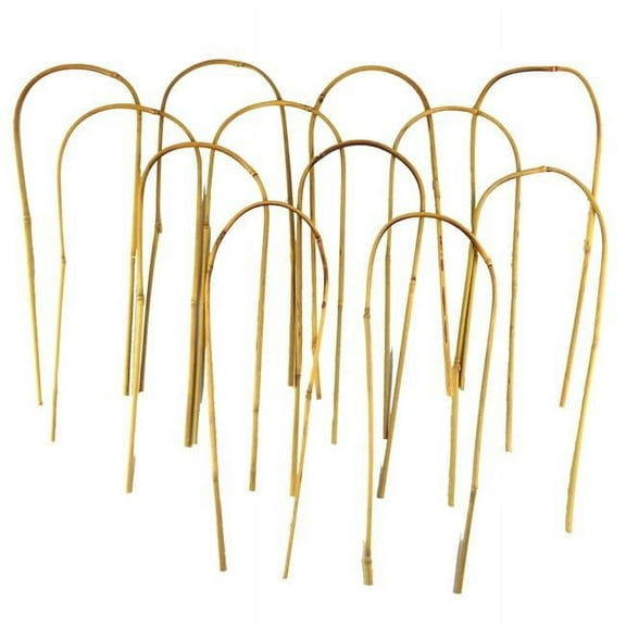 16 in. Bamboo U Trellis Hoop Stakes (10 Pack)