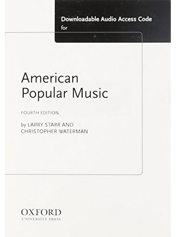 American Popular Music MP3 Download Access Card