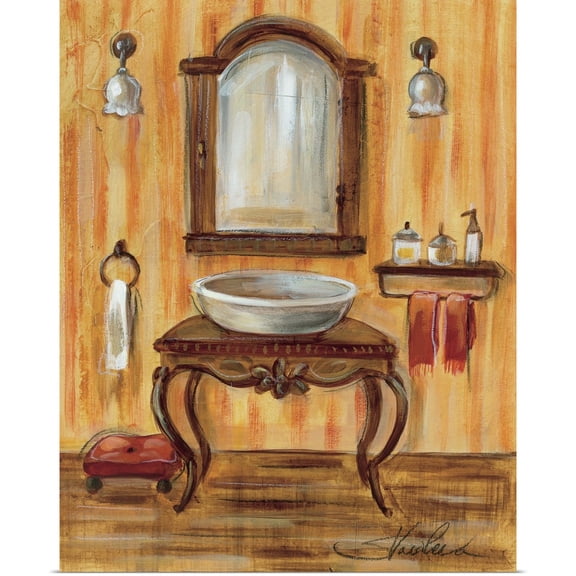 Great BIG Canvas | Rolled Silvia Vassileva Poster Print entitled Tuscan Bath II