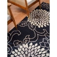 thumbnail image 5 of Rugsotic Carpets Hand Tufted Wool Eco-Friendly Area Rugs - 5'x8', Rectangle, Black, Modern Contemporary Design, High Pile Handmade Anti Skid Rugs for Living Room, Bed Room (K00664), 5 of 6