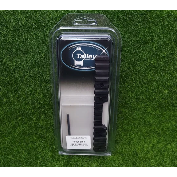 Talley Manufacturing Picatinny Base, Tikka T1X, Standard Rifle Rail Mount, Left Hand, Black