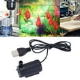 thumbnail image 2 of Mini Submersible Water Pump, USB DC Powered Low Voltage Aquarium Fountain Pump, Very Quiet Operation, Small Hydroponic Circulator, 2 of 8