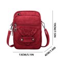 thumbnail image 2 of Apmemiss Clearance Vintage Crossbody Phone Bag Small Messenger Bag Mini Shoulder Bag Cash Handbag Wallet Cell Phone Purse, 2 of 6