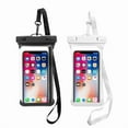 thumbnail image 2 of PVC Transparent Waterproof Case Universal Phone Case Liquid Dry Case Protection White, 2 of 3