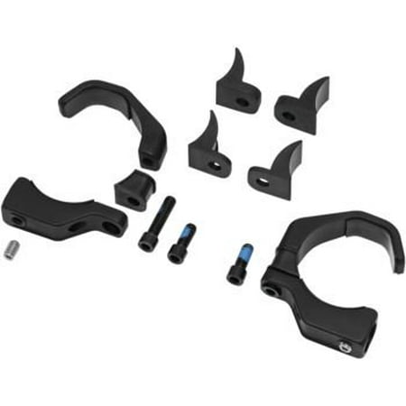 

Kuryakyn Satin Black Pipe Wrench Fork Mounts Adjusts to Accommodate 39mm to 49mm Fork Tubes Accepts Lights with M8-1.25 Mounting Stud 2580