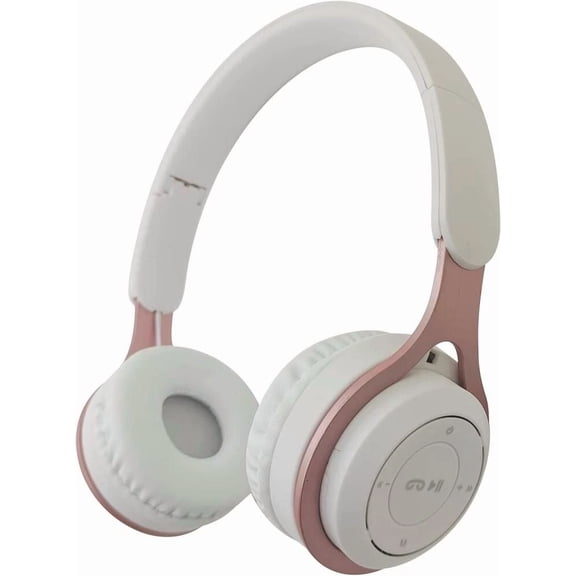 YANI- Gabba Goods Wireless Bluetooth Headphones White/Gold Color