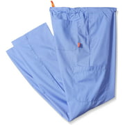 Orange Standard Mens Big and Tall Huntington Unisex Big  Tall Scrub Pants with Drawstring Waist and 4 Pockets