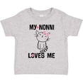 thumbnail image 3 of Inktastic Nonni Loves Me Granddaughter Kitty Cat Girls Toddler T-Shirt, 3 of 5