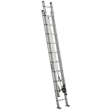 Louisville Ladder AE2220 20 ft.Aluminum Extension Ladder, Type IA, 300 Lbs Load Capacity
