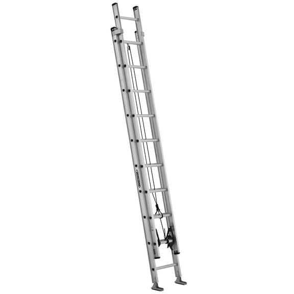 Louisville Ladder AE2220 20 ft.Aluminum Extension Ladder, Type IA, 300 Lbs Load Capacity