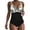 One Piece Swimsuit - A07 Multicolor, variant on Maqroz One Piece Swimsuit Deep V Neck Spaghetti Strap Swimwear Classic Fashion Prints Bathing Suit Trendy Summer Beach Vacation Swimwear for Tanning