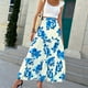 thumbnail image 2 of Estilo de las mujeres Personalidad Dulce Impresión digital Falda grande de flores Falda larga de moda Wmkox8yi  FGJ2273, 2 of 5