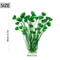thumbnail image 2 of Deago 2 Pcs 15.7 Inch Large Aquarium Plants Artificial Plastic Fish Tank Plants Decoration Ornament for Fish, Green, 2 of 8