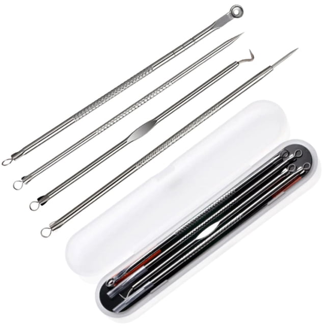 SET DE HERRAMIENTAS PARA REMOVER PUNTOS NEGROS Myrva Acero inoxidable
