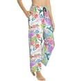 thumbnail image 2 of Hummingbird Flower Women'S Pajama Pants Drawstring Pj Bottoms Pants With Pockets Small, 2 of 6