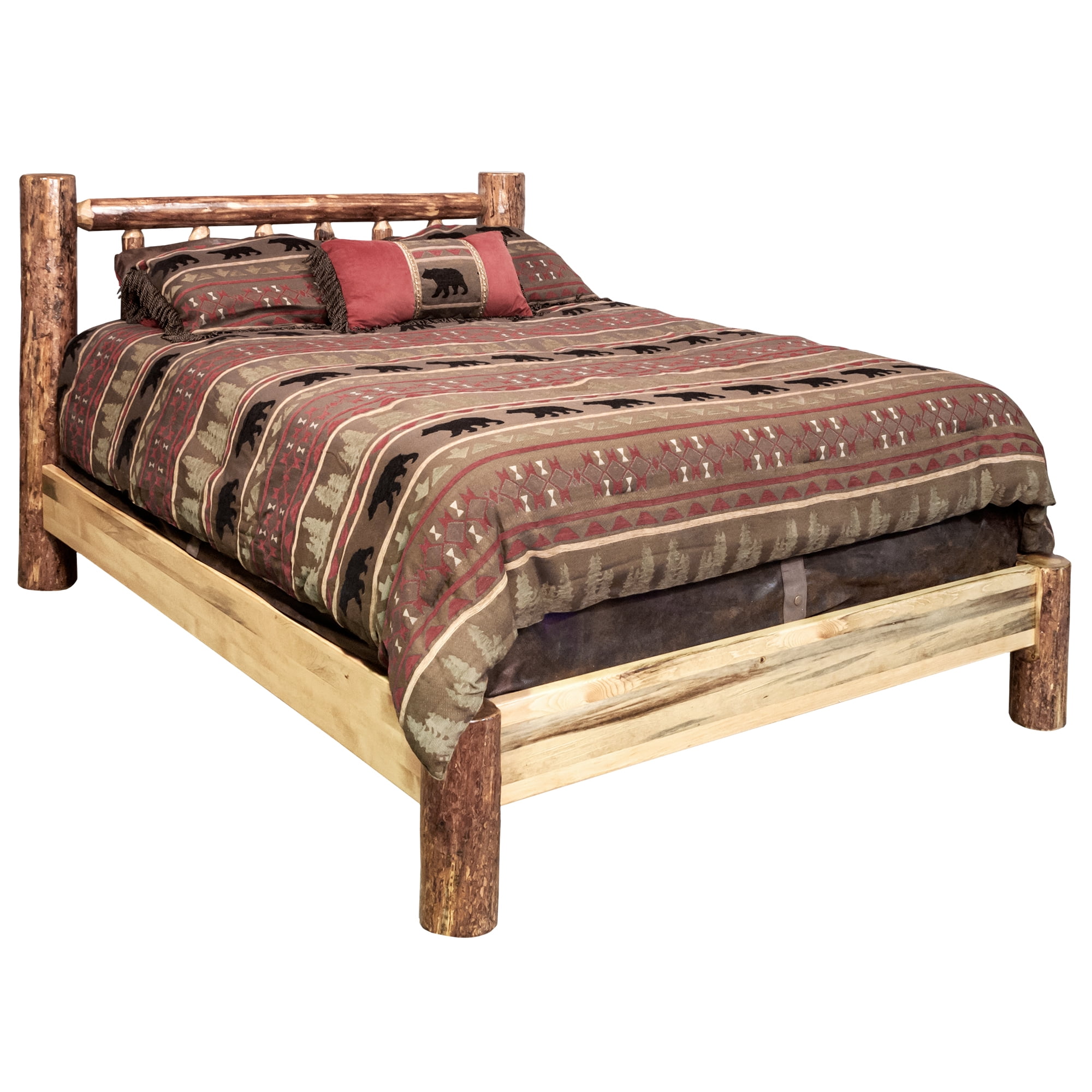 Glacier Country Collection King Platform Bed - Walmart.com