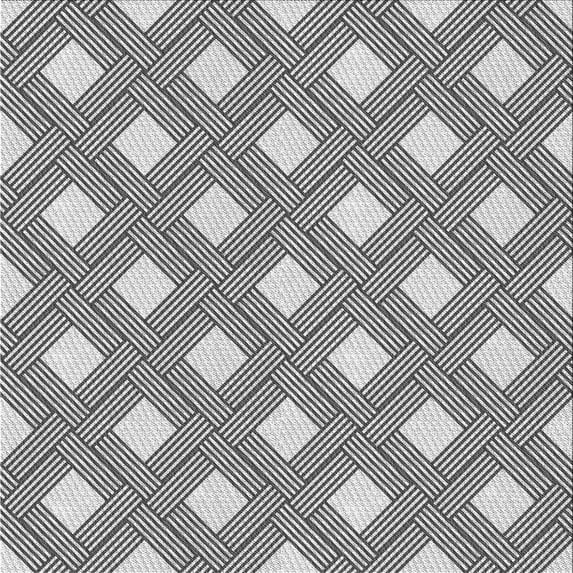 Ahgly Company Indoor Square Patterned Vampire Gray Area Rugs, 4' Square