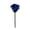 Blue, variant on Ceramic Flower Bee Water Feeder Stakes 8.66 Inch Outdoor Pollinator Drinking Station, Colorful Poppy Shape Garden Water Bowl Stakes for Butterfly Bee Yard Lawn Decor