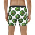 thumbnail image 4 of Picia Happy Watermelon Pattern Men's Athletic Long Leg Briefs , Performance Stretch Underwear，Moisture-Wicking, 4 of 7