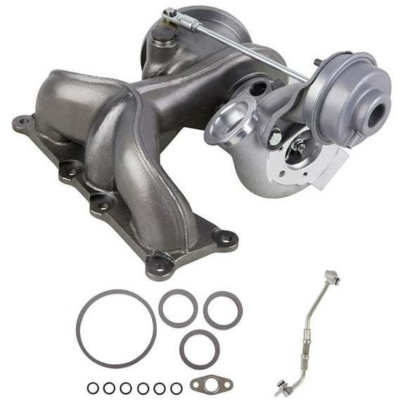 For BMW X6 740Li 740i Turbo Turbocharger w/ Gaskets & Oil Line - BuyAutoParts