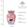 thumbnail image 2 of Elephant Little Urns For Male - Pink Decorative Urns For Human Ashes For Female, 3 Inch - Cherry Blossom Memorial Cremation Urn For Ashes For Women - Small Urn For Mother, 2 of 7