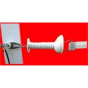 R-22-W Gate Kit White, Powerfields, EACH, EA, Kit includes: 20' of 1-1/2" safe f