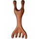 thumbnail image 5 of Peine de madera de sándalo con dientes anchos, antiestático, con forma de asta, para masaje del cuero cabelludo (hombres y mujeres)., 5 of 5