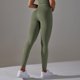 thumbnail image 4 of Nuevos pantalones de yoga de mujer de punto sin costuras y cintura alta - Efecto scrunched, cintura en forma de V - Nailon/spandex opaco para correr/fitness, 4 of 6