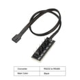thumbnail image 3 of Unique Bargains Motherboard PWM Fan Splitter Cable 4 Pin 5 Way PC CPU Cooling Fan Extension Cable for Computer Cooler Fans, 3 of 4