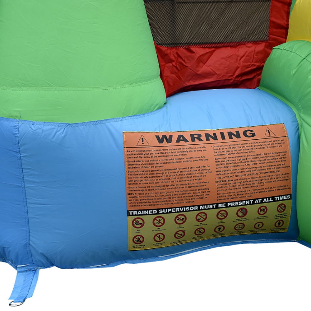 Aimee Lii Inflatable Bounce House Jumper with Slide & 480W Blower, Kids Bounce House