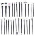 thumbnail image 2 of 25Pcs Makeup Brushes Complete Set For Women Sensitive Travel And Daily Life Black Plastic Handle, 2 of 3