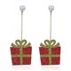 thumbnail image 1 of Pendientes colgantes de árbol de Navidad Qarigey para mujer, aleación, muñeco de nieve, Miscelánea 6 s, 1 of 6