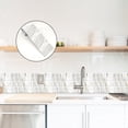 thumbnail image 3 of 4"*94.5Inch Peel and Stick Wallpaper Border,2 Rolls Tile Pattern Self Adhesive PVC Wallpaper Border for Bedroom Kitchen Living Room Home Decor, 3 of 7