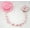 Pink, variant on Diamond Pacifier Clip with Stunning Bling Beads and Pearls