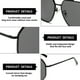 thumbnail image 3 of Los vidrios anti-ultravioleta de la sombrilla forman las gafas de sol al aire libre de alta definición, hechas de TAC y del metal, 3 of 5