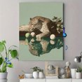 thumbnail image 4 of Qisvanset Leopard And Billiard Balls Canvas Print 15.75x11.81 Inches, 4 of 8
