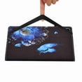 thumbnail image 3 of Dteck Samsung Galaxy Tab A7 Lite Case SM-T220 SM-T225, Shockproof Silicone PU Leather Wallet Case for Samsung Tab A7 Lite (2021) SM-T220/ T225, Flower & Butterfly, 3 of 10