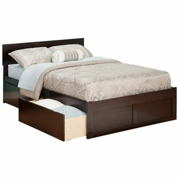 Orlando Twin Bed With Flat Panel Foot, Twin Size Anywhere Bed