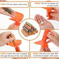 thumbnail image 4 of WHEANG Counting Tubes Set Of 4 Color Coded Tubes Includes 200 Assorted Flat For Quarters Dimes, 4 of 6