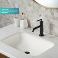 thumbnail image 4 of Ramus™ Single Handle Bathroom Sink Faucet with Lift Rod Drain in Matte Black, 4 of 11