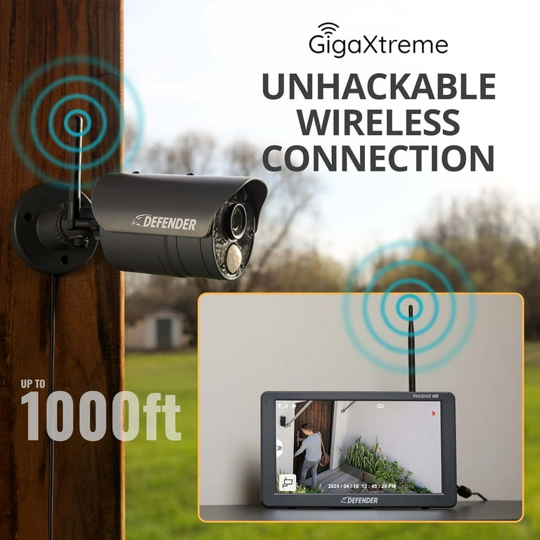 Defender Phoenix HD Wireless Security Camera System with