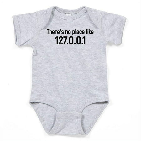 

CafePress - There s No Place Like 127.0.0.1 Infant Bodysuit - Cute Infant Bodysuit Baby Romper - Size Newborn - 24 Months