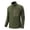 Dark Green, variant on Polar Fleece Coats for Men Stand Collar Long Sleeve Zip Up Outerwear Jackets Windproof Warm Thermal Hikign Climbing Skating Jackets with Zipper Pockets Gray XXXXXL