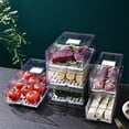 thumbnail image 3 of Organizador plástico Yuarrent para cajón del refrigerador fácil de limpiar, 3 of 6