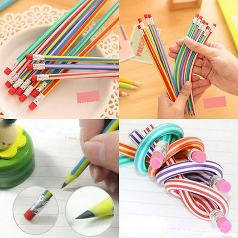 Buy Gbell 5 Pcs Colorful Magic Flexible Soft Pencil With Eraser