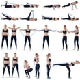 thumbnail image 4 of Lixada Bande d'Étirement Figure 8 avec Bande de Résistance, Bande d'Assistance au Tirage, Sac de Rangement pour Balles à Picots pour Yoga Exercice Pilates, 4 of 8