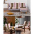 thumbnail image 6 of Pink Wood Grain Couch Cushion Covers Stretch, Washable Sofa Seat Covers Individual Seat Cushion Sofa Slipcovers Brown Vintage Mottled Country Stripes Couch Cover Furniture Protector S-1PCS, 6 of 7