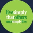 thumbnail image 3 of CafePress - Live Simply That Others May S Dark T Shirt - Men's Classic Graphic Cotton T-Shirt, 3 of 4