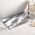 thumbnail image 4 of Ganfancp Esteras de Piso de Estilo Conciso Antideslizante Baño Absorbente Esteras de Piso Grueso Esteras de Pie de Baño Entrada Flocking Dormitorio Esteras Ofertas Del Día Sólo En Línea 1X Alfombrill, 4 of 6